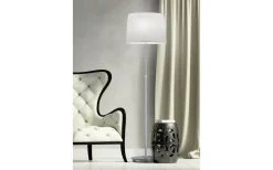 Golvlampor < Trio Lighting Lyon Golvlampa 3xE27 borstat stål