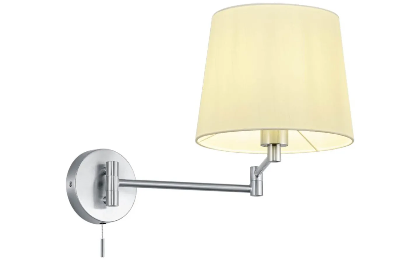 Läslampor < Trio Lighting Lyon Vägglampa E27 borstat stål