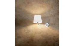 Läslampor < Trio Lighting Lyon Vägglampa E27 borstat stål