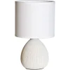 Bordslampor < Cottex Madison Bordslampa 25cm Beige/Vit