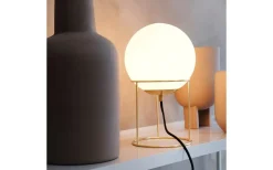Bordslampor-Dyberg Larsen Madrid Bordslampa 34cm Opal/Mässing