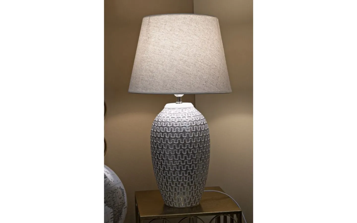 Bordslampor-Mauro Ferretti Magico Bordslampa 65cm Silver/Vit
