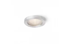 Spotlights Med Utbytbar Ljuskälla < Rendl Majestic Infälld Spotlight Borstad Aluminium GU10 IP44