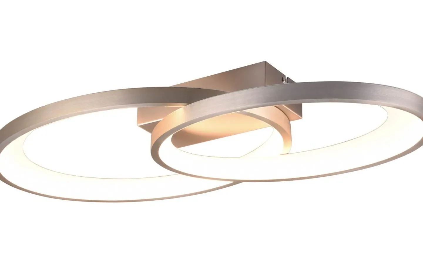 Plafonder-Reality Malaga Plafond LED i borstat stål
