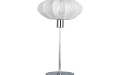 Bordslampor < Aneta Mamsell Bordslampa 37cm Krom/Vit