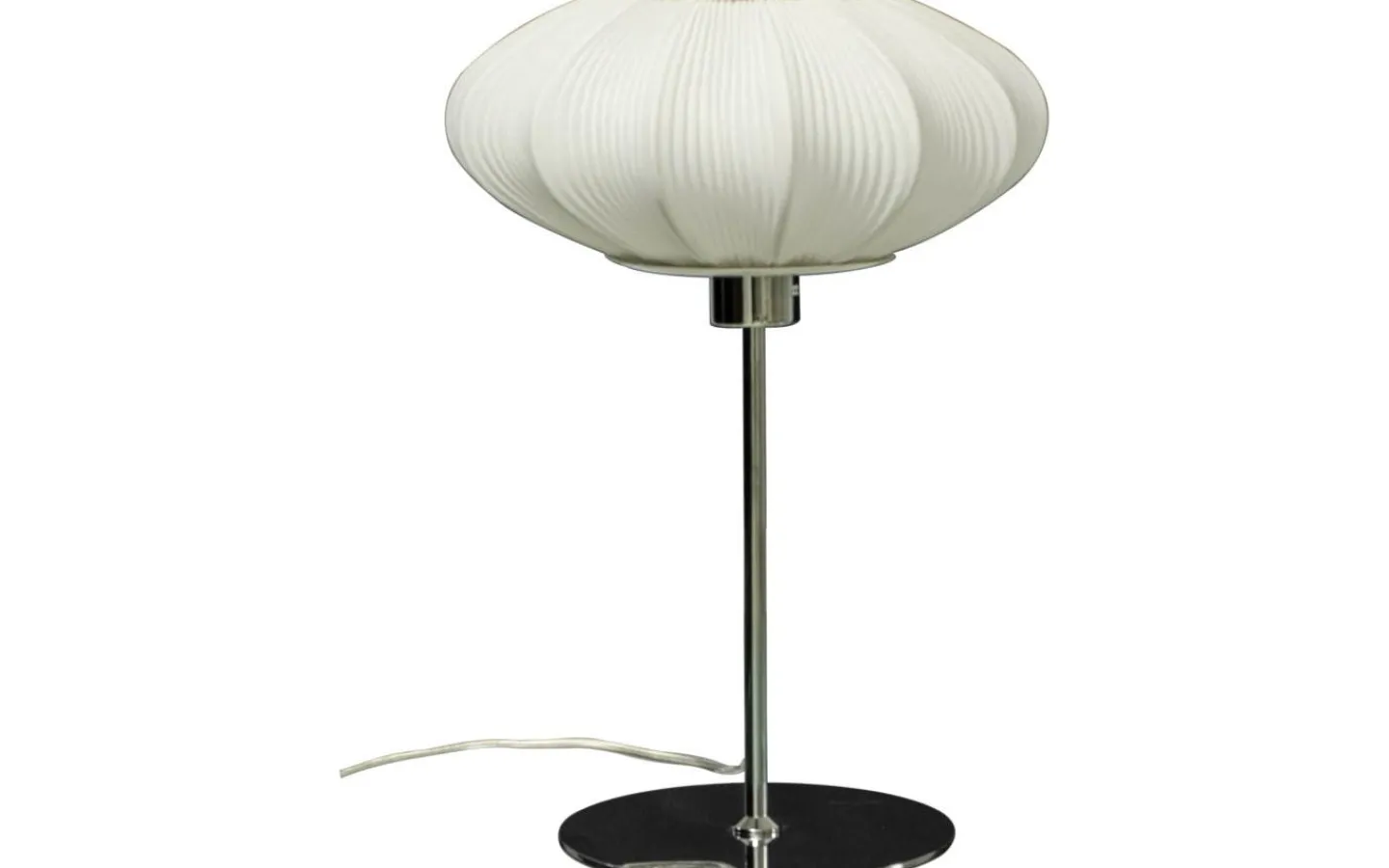 Bordslampor-Aneta Mamsell Bordslampa 45cm Krom/Vit