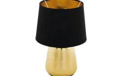 Bordslampor-Eglo Manalba Bordslampa 30cm Guld/Svart