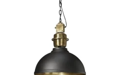 Kök & Matplats|Stora Taklampor Ø50-69 Cm-PR Home Manchester Taklampa 52cm Svart/Mässing