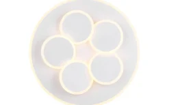 Plafonder < Trio Lighting Mandala Plafond LED matt vit
