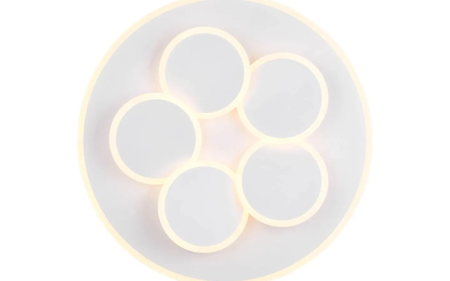 Plafonder < Trio Lighting Mandala Plafond LED matt vit