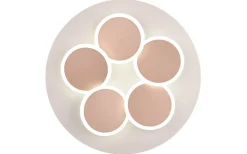 Plafonder-Trio Lighting Mandala Plafond LED varmgrå/kaffebrun