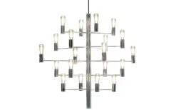 Kök & Matplats|Stora Taklampor Ø70-150 Cm < Herstal Manola Takkrona 70cm LED 20x2,5W Krom