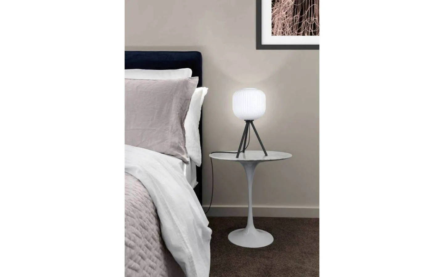 Bordslampor-Eglo Mantunalle Bordslampa 40cm Vit