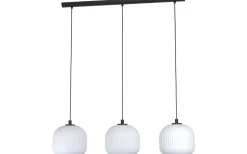 Kök & Matplats|Avlånga Taklampor < Eglo Mantunalle Taklampa 120cm 3L Vit
