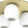 Plafonder < Eglo Manzanares Plafond 45cm Guld/Vit
