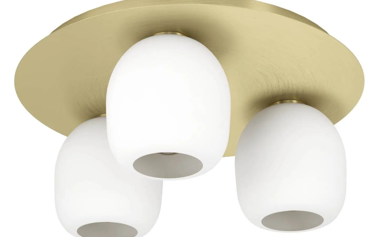 Plafonder < Eglo Manzanares Plafond 45cm Guld/Vit