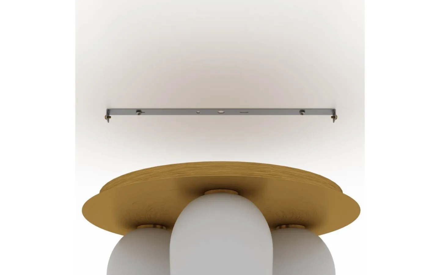 Plafonder < Eglo Manzanares Plafond 45cm Guld/Vit