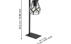 Bordslampor-Eglo Mardyke Bordslampa 51cm Svart