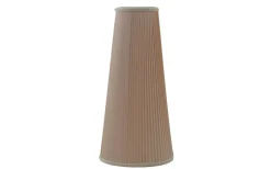 Plisserade Lampskärmar-Hallbergs Margareta Plisserad Lampskärm Ø22cm Beige