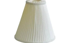 Toppringsskärmar < Hallbergs Margareta Plisserad Toppringskärm Ø22cm Beige