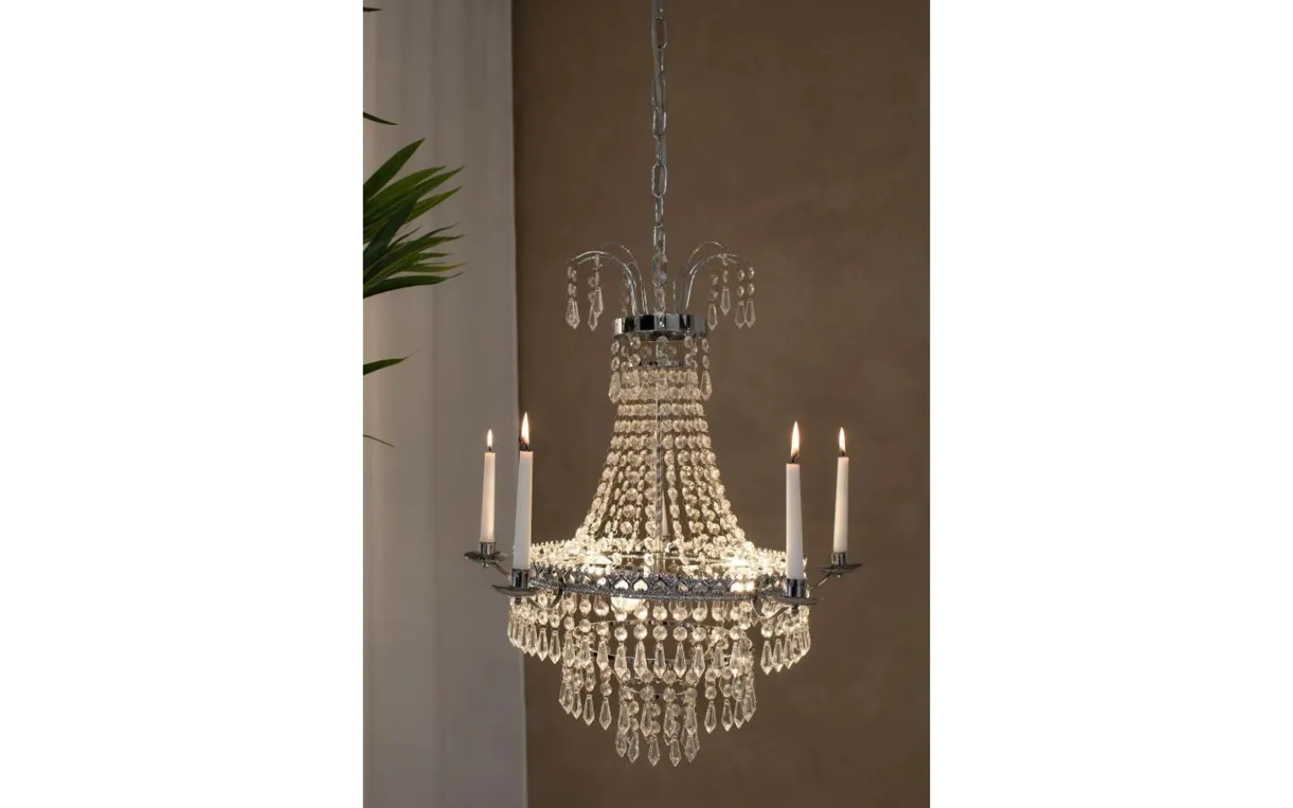 Kristallkronor-Markslojd Marielund Kristallkrona 50 cm 3xE14