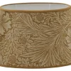 Ovala Lampskärmar-Hallbergs Marigold Velvet Oval Lampskärm 30cm Ochre William Morris