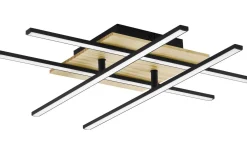 Plafonder-Eglo Marinello Plafond 50cm LED 3000K 21W Svart