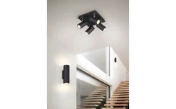 Takspot Med Minst 4 Lampor-Trio Lighting Marley Spotlight 4-delad GU10 mattsvart