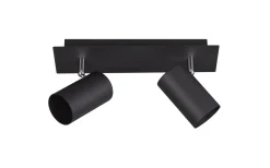Takspot Med 2 Lampor < Trio Lighting Marley Spotlight 2-delad GU10 mattsvart
