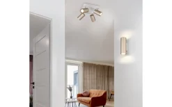 Takspot Med Minst 4 Lampor < Trio Lighting Marley Spotlight 4-delat GU10 kaffebrun/mattvit
