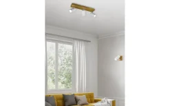 Läslampor < Trio Lighting Marley Spotlight GU10 matt vit/trä