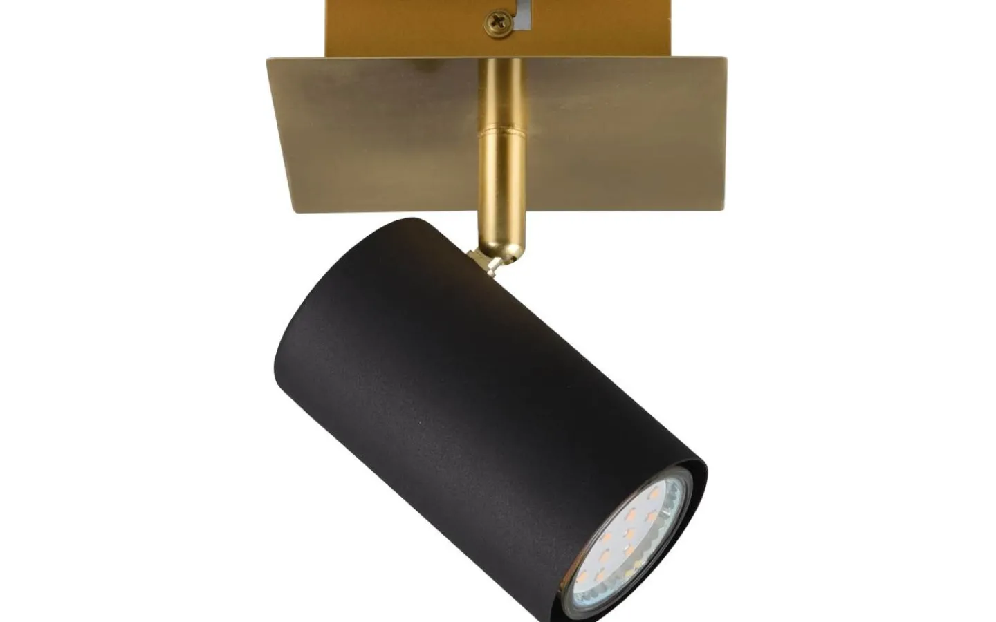Läslampor < Trio Lighting Marley Spotlight GU10 svart/guld