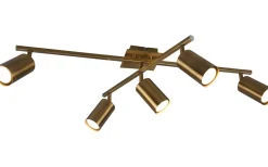Takspot Med Minst 4 Lampor < Trio Lighting Marley Takspotlight 5-delad GU10 antikmässing