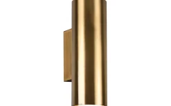 Lampetter-Trio Lighting Marley Vägglampa 2xGU10 antikmässing