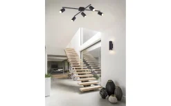 Lampetter < Trio Lighting Marley Vägglampa 2xGU10 mattsvart