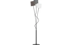 Golvlampor < Eglo Maronda Golvlampa 152cm Svart/Vit/Brun