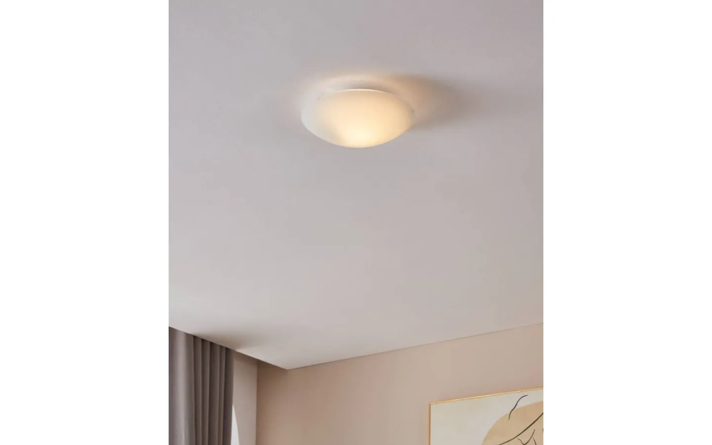 Plafonder-Eglo Mars Plafond Ø25cm Vit