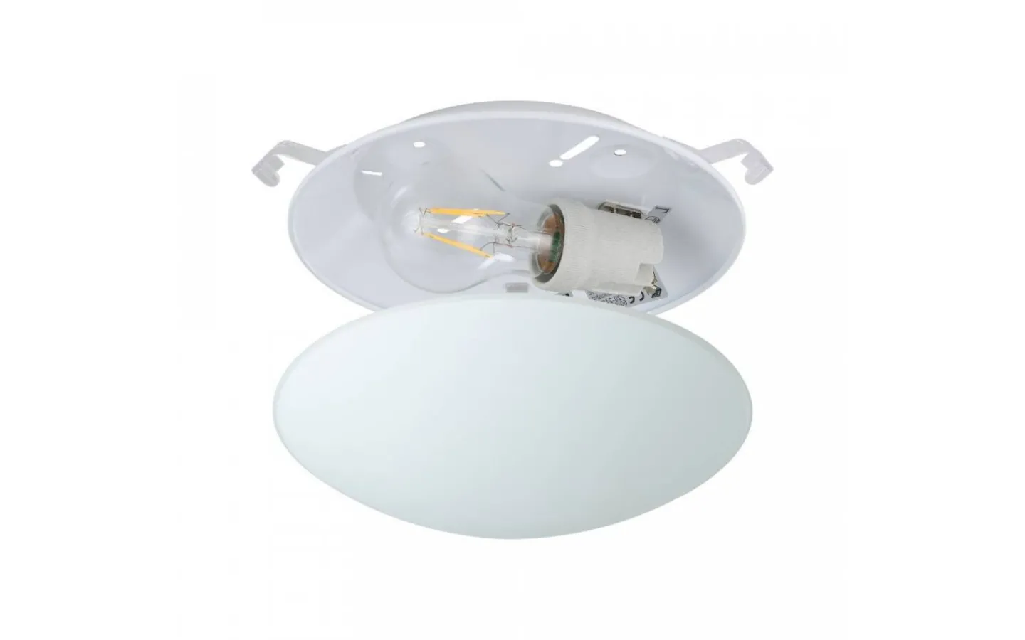 Plafonder-Eglo Mars Plafond Ø25cm Vit