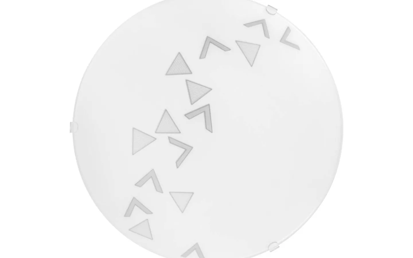 Plafonder < Eglo Mars Plafond Triangel 25cm Vit