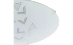 Plafonder < Eglo Mars Plafond Triangel 25cm Vit