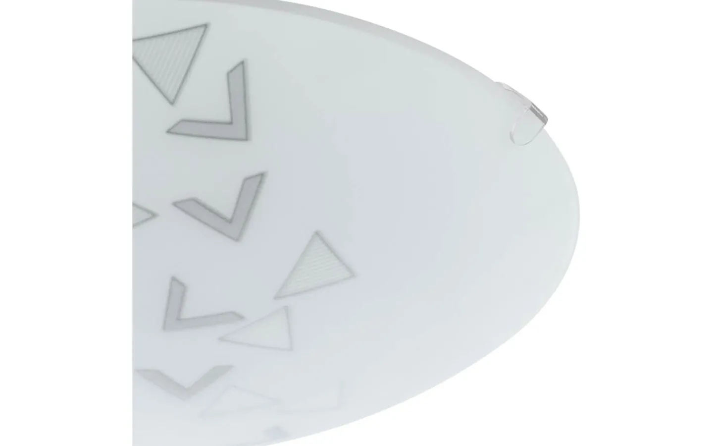 Plafonder < Eglo Mars Plafond Triangel 25cm Vit