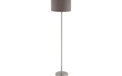 Golvlampor < Eglo Maserlo Golvlampa 151cm Nickel/Cappuccino