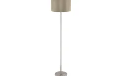 Golvlampor < Eglo Maserlo Golvlampa 151cm Nickel/Taupe