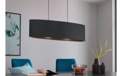Avlånga Taklampor-Eglo Maserlo 1 Taklampa 78cm Svart
