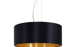 Stora Taklampor Ø50-69 Cm < Eglo Maserlo Taklampa 53cm Svart/Guld