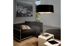 Stora Taklampor Ø50-69 Cm < Eglo Maserlo Taklampa 53cm Svart/Guld