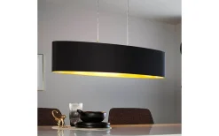 Avlånga Taklampor-Eglo Maserlo Taklampa 100cm Svart/Guld
