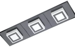 Plafonder < Eglo Masiano Tak/Vägglampa 44cm LED 3000K 9,9W Svart