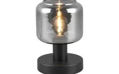Bordslampor-Trio Lighting Mataro Bordslampa E14 matt svart/rökfärgad