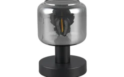 Bordslampor-Trio Lighting Mataro Bordslampa E14 matt svart/rökfärgad